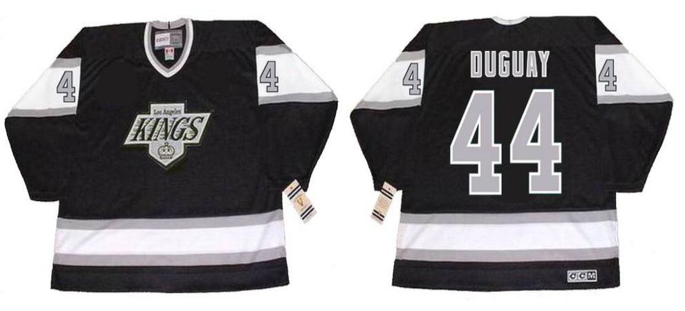 2019 Men Los Angeles Kings #44 Duguay Black CCM NHL jerseys